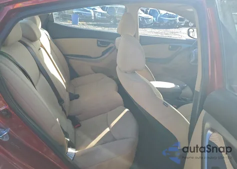 2013 Hyundai Elantra Gls z USA, uszkodzony, nr VIN 5NPDH4AE3DH340201